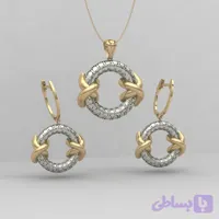 فایل سه بعدی نیم ست تراش خور طلا کد 2-100435