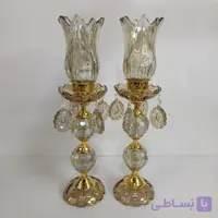 شمعدان دوگویی کریستال کد 308