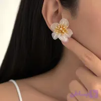 گوشواره گل توری