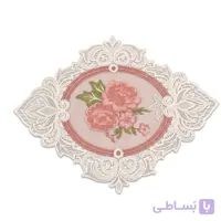 زیربشقابی دانتل بیضی وسط گل انگلیش هوم