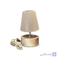 آباژور چوبی گرد کوچک کد 201