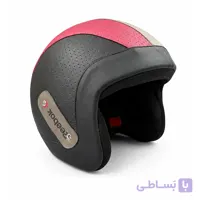 کلاه کاسکت چرمی کلاسیک بدون فک