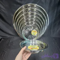 سرویس سینی هندی ۸سایز استیل نگیر یونیک
