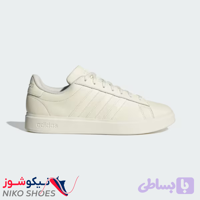 کتونی Adidas مدل Grand Court 2.0 – شیری مونوکروم JI0945