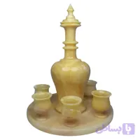 ست ۸ پارچه جام و ساغر سنگی کد 225 | باروخ استون