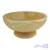 آجیل خوری پایه دار مرمر پرتقالی کد 214 | باروخ استون