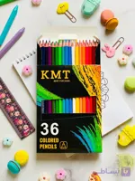 مداد رنگی ۳۶ رنگ برند KMT