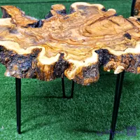 میز عسلی رستیک سه پایه