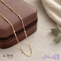 گردنبند زنجیری ونیزی گوی‌دار ژوپینگ مدل «نوا»