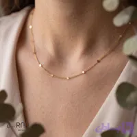 گردنبند زنجیری ستاره‌نشان ژوپینگ مدل «سُها»