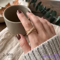 انگشتر ژوپینگ ضربدری مدل «رقص نور»