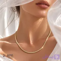 گردنبند ماری (هرینگبون) نیمه‌گرد ژوپینگ ۳ میلی‌متری