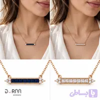 گردنبند خطی نگین‌دار ژوپینگ