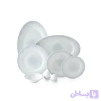 سرویس 28 پارچه 6 نفره طرح ادلین توسی چینی زرین