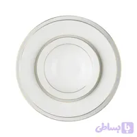 سرویس 28 پارچه 6 نفره طرح سپید صدف چینی زرین