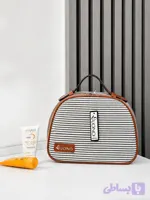کیف آرایشی آینه‌دار بونو مدل 7700 طرح راه‌راه
