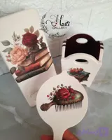 ست جامدادی و هولدر موبایل و آینه دستی