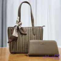 کیف دستی زنانه برند Chrisbella جنس چرم صنعتی
