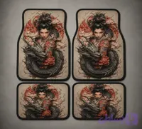 کفپوش خودرو یونیورسال طرح Dragon