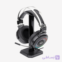 هدست گیمینگ  Redragon Lamia 2 H320 رنگ مشکی + پایه نگهدارنده