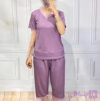 تیشرت شلوارک/ست راحتی/لباسزنانه/تیشرت شلوار/لباس خواب (کد BPCOW)