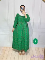 ساحلی/پیراهن/مانتو/لباس زنانه/پیراهن پفکی