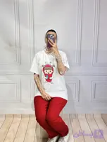 تیشرت شلوار/ست راحتی/لباس زنانه /تیشرت شلوار زنانه (کد 0ODBX)
