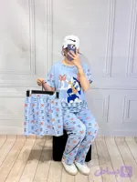 تیشرت شلوار/ست راحتی/لباس زنانه /تیشرت شلوار زنانه (کد VHHT4)