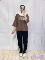 تیشرت شلوار/ست راحتی/لباس زنانه /تیشرت شلوار زنانه (کد PZZ52)