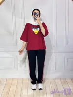 تیشرت شلوار/ست راحتی/لباس زنانه /تیشرت شلوار زنانه (کد 3ZYFZ)