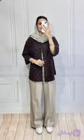 شومیز /تونیک مانتو/لباس زنانه (کد CWY9T)