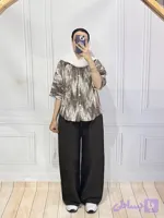 شومیزشلوار/ست بیرونی/مانتو (کد 3RPU2)