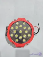 پروژکتور آفرودی گرد 17SMD بزرگ، لنز، فلزی، ضد آب قوی و پر نور