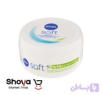 کرم مرطوب کننده و نرم کننده کاسه ای نیوآ NIVEA مدل Soft حجم 300 میلی‌لیتر