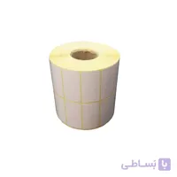 لیبل کاغذی سایز 50*25 دو ردیفه چاپ ریبونی