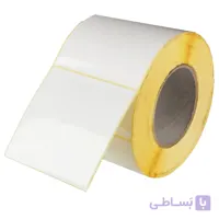 لیبل کاغذی سایز 100*100 تک ردیفه چاپ ریبونی