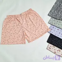 شورتک پادار زنانه فانتزی نخ پنبه