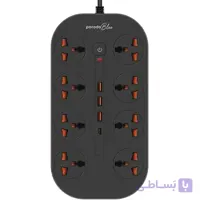 چندراهی برق پرودو مدل PB-FWCH035 ظرفیت ۸ خروجی با کابل ۳ متری