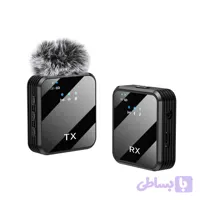 میکروفون بی سیم یقه ای مدل F11-2 دوتایی