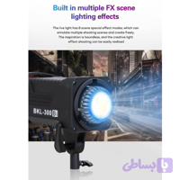 ویدیو لایت حرفه ای توان 300 وات مدل COB Video Light BKL-300bi