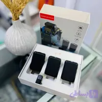 میکروفون یقه ای بیسیم دوتایی مدل k66 dual مناسب موبایل ها و دوربین ها