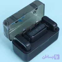 میکروفون یقه‌ای بی‌سیم مدل RTAKO K9 دو نفره حرفه ای ( نویزگیر، برد 150 متر، دارای نمایشگر ، مناسب موبایل و دوربین )