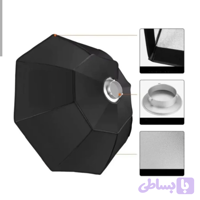 ویدیو لایت حرفه ای 400 وات مدل Video Light Ky-Bk 0923 New به همراه سه پایه و اکتاباکس 90 cm فلزی