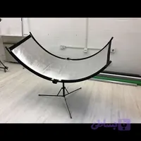 رفلکتور منحنی عکاسی U-Shape شکل پنج کاره 50×100 سانتی‌متر به همراه سه پایه
