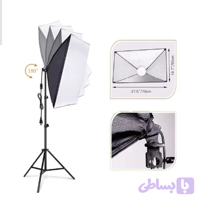 کیت دوتایی ویدیو لامپ حرفه ای two-prong video lamp kit
