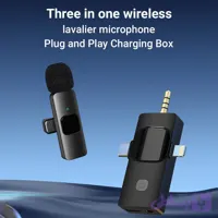 میکروفون یقه ای بیسیم مدل k15 dual دو کاربر