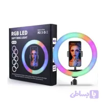 رینگ لایت 36 سانتی متری مدل MJ36 RGB Ring Light رنگی