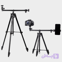 سه پایه دوربین و موبایل جیماری مدل Jmary KP-2207 | بال هد، امکان T شدن، اتصال همزمان دو دستگاه