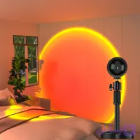 نور سانست لایت RGB مدل Sunset Light همراه با ریموت کنترل و پایه