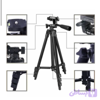 کیت دو عددی ویدیو لایت BKM-400 با سافت باکس و نور رنگی RGB